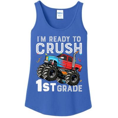 First Day Of First Grade IM Ready To Crush 1st Grade Boy Gift Ladies Essential Tank