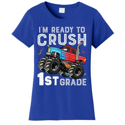 First Day Of First Grade IM Ready To Crush 1st Grade Boy Gift Women's T-Shirt