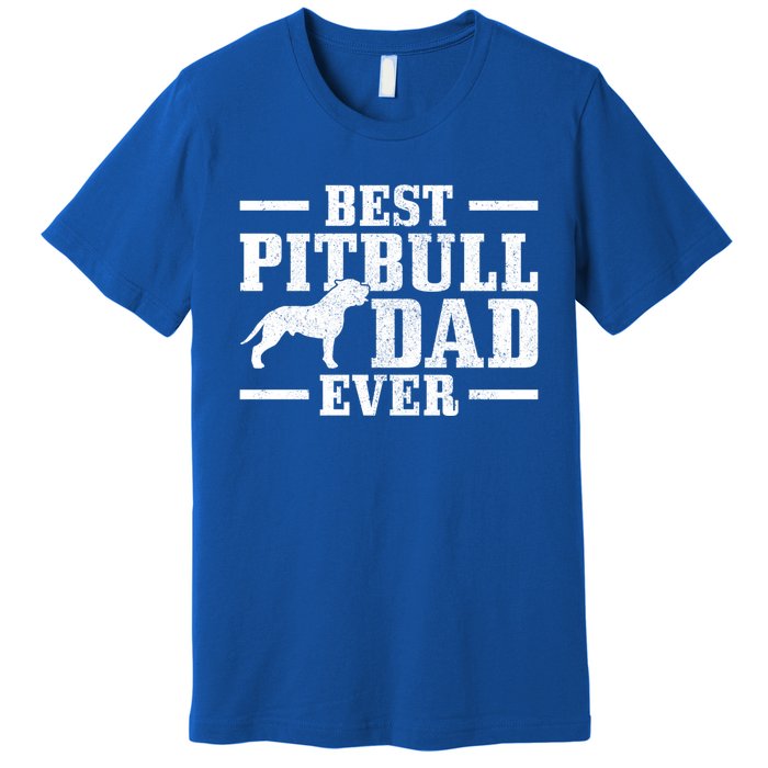 Funny Dog Owner Vintage Pitbull Gift Premium T-Shirt