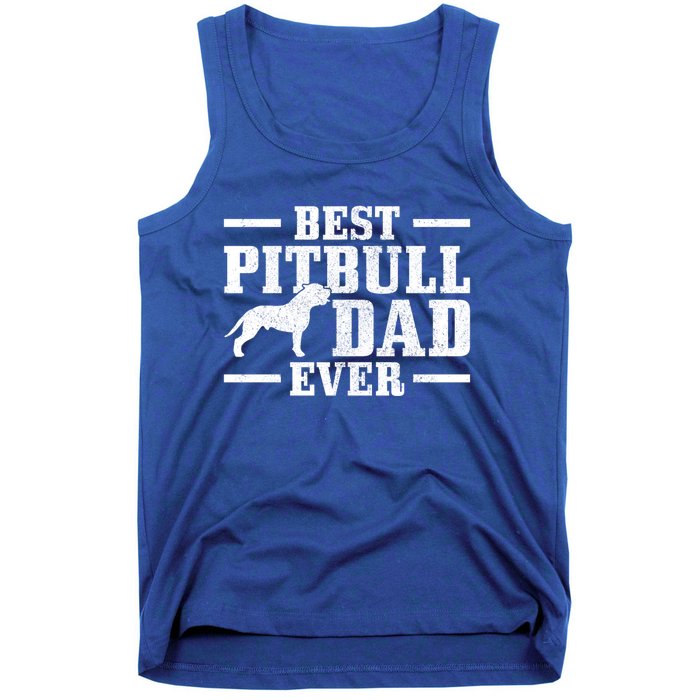 Funny Dog Owner Vintage Pitbull Gift Tank Top