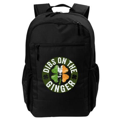 Funny Dibs On The Ginger St. Patrick’S Day Shamrock Backpack