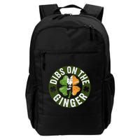 Funny Dibs On The Ginger St. Patrick’S Day Shamrock Backpack