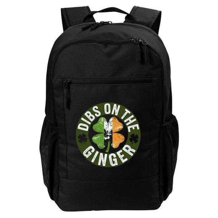 Funny Dibs On The Ginger St. Patrick’S Day Shamrock Backpack