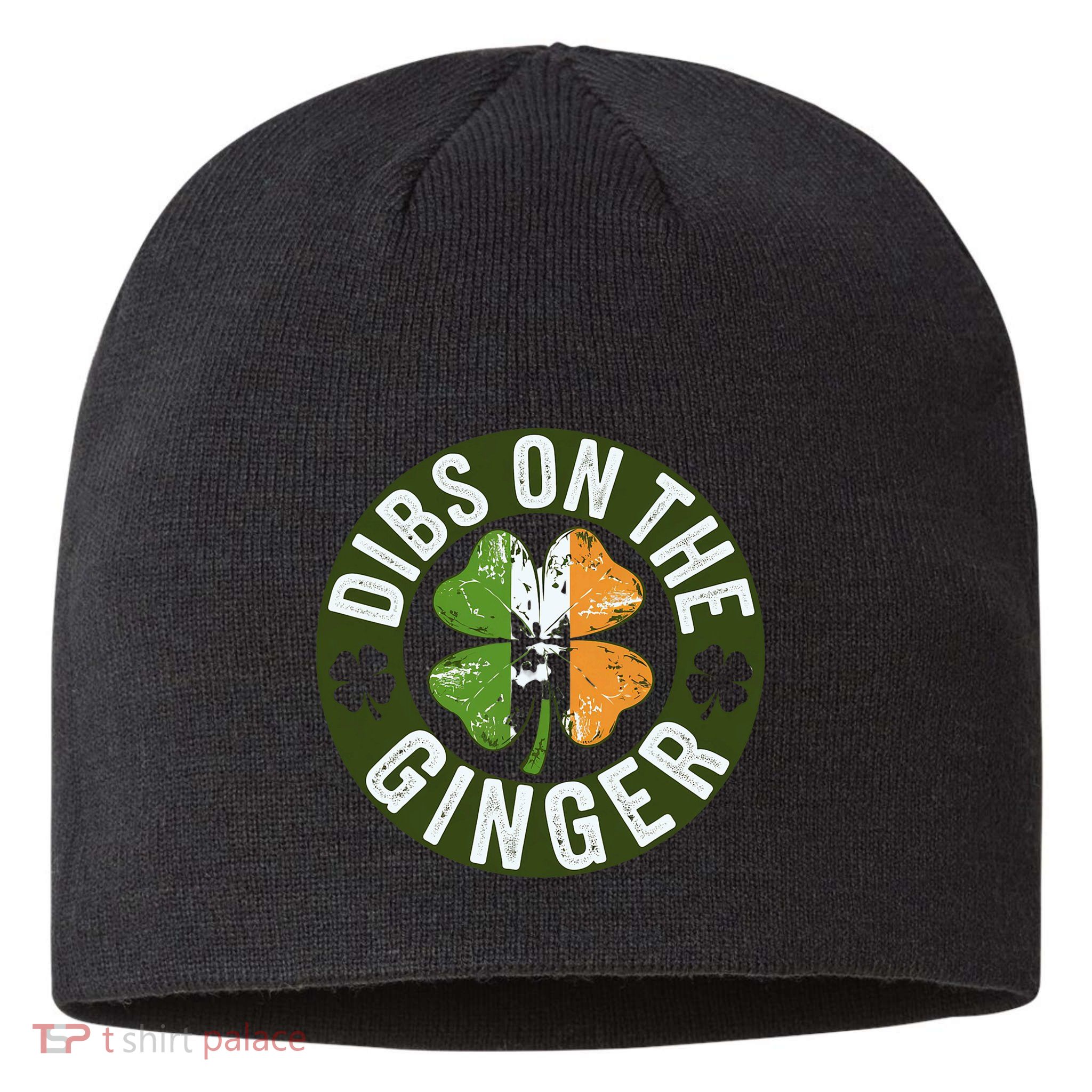 Funny Dibs On The Ginger St. Patrick’S Day Shamrock Sustainable Beanie