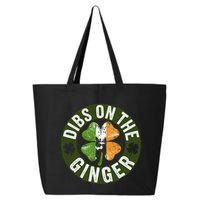 Funny Dibs On The Ginger St. Patrick’S Day Shamrock 25L Jumbo Tote