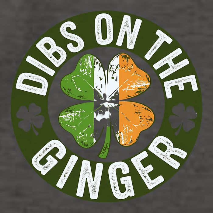 Funny Dibs On The Ginger St. Patrick’S Day Shamrock Vector Backpack