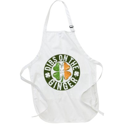 Funny Dibs On The Ginger St. Patrick’S Day Shamrock Apron
