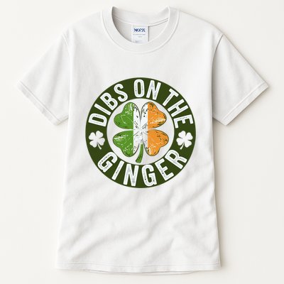 Funny Dibs On The Ginger St. Patrick’S Day Shamrock Tall T-Shirt