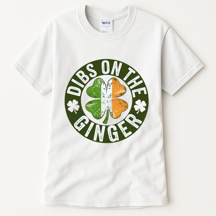 Funny Dibs On The Ginger St. Patrick’S Day Shamrock Tall T-Shirt