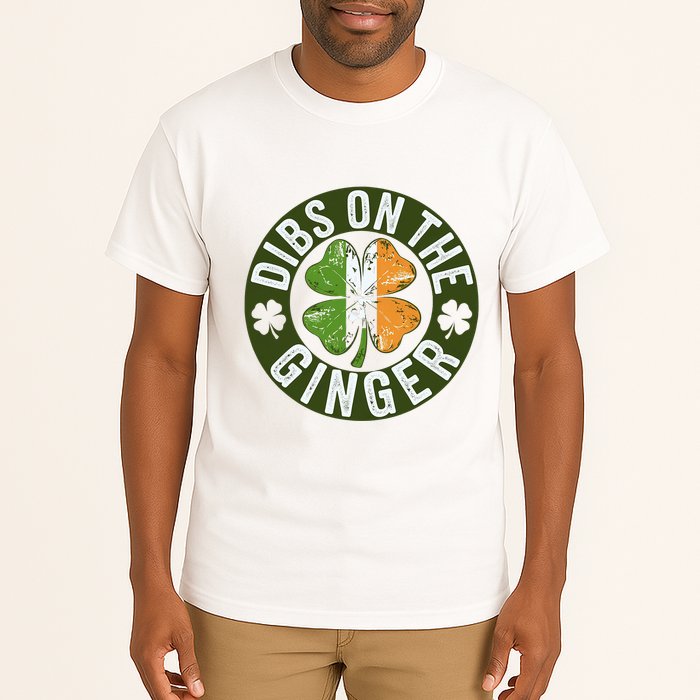 Funny Dibs On The Ginger St. Patrick’S Day Shamrock Tall T-Shirt