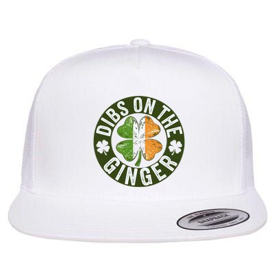 Funny Dibs On The Ginger St. Patrick’S Day Shamrock Flatbill Hat
