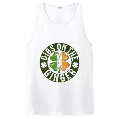 Funny Dibs On The Ginger St. Patrick’S Day Shamrock PosiCharge Competitor Tank