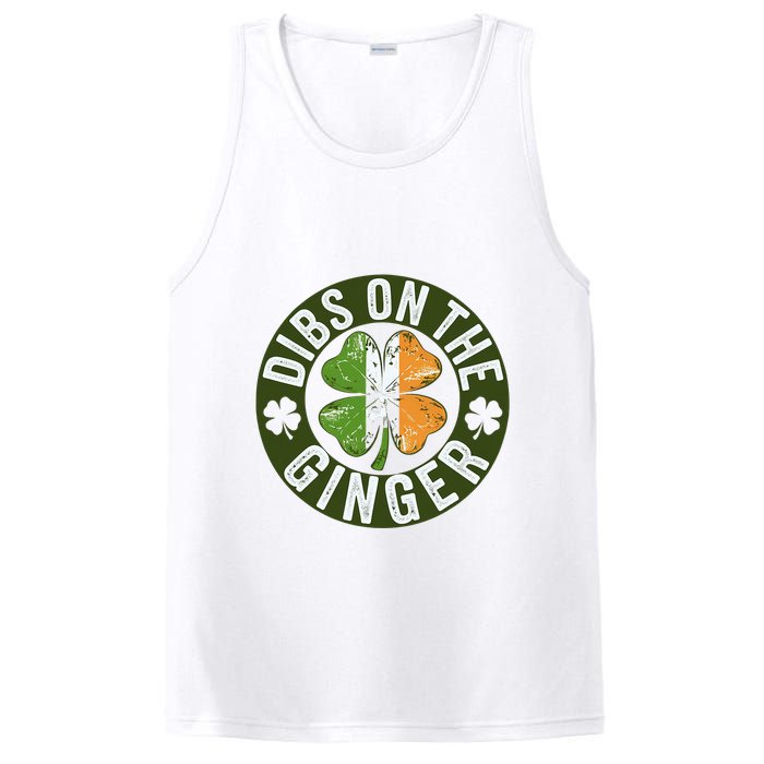 Funny Dibs On The Ginger St. Patrick’S Day Shamrock PosiCharge Competitor Tank