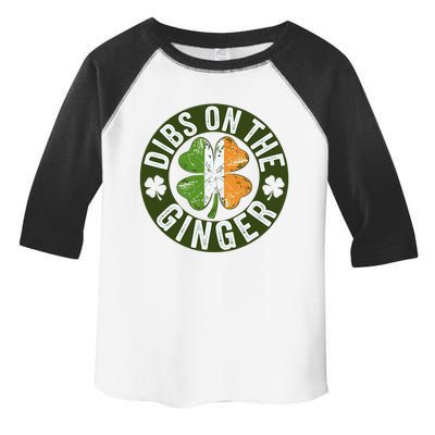 Funny Dibs On The Ginger St. Patrick’S Day Shamrock Toddler Fine Jersey T-Shirt