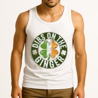 Funny Dibs On The Ginger St. Patrick’S Day Shamrock Tank Top