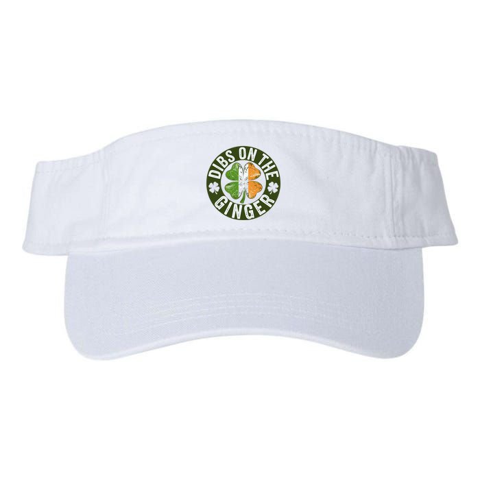Funny Dibs On The Ginger St. Patrick’S Day Shamrock Visor