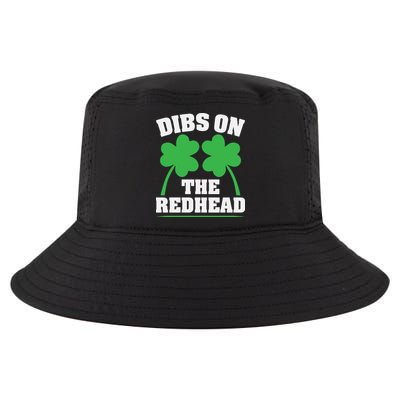 Funny Dibs On The Redhead For St Patricks Day Party Cool Comfort Performance Bucket Hat