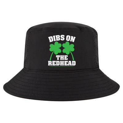 Funny Dibs On The Redhead For St Patricks Day Party Cool Comfort Performance Bucket Hat