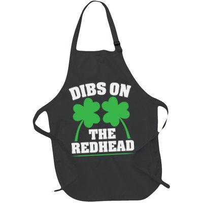 Funny Dibs On The Redhead For St Patricks Day Party Apron