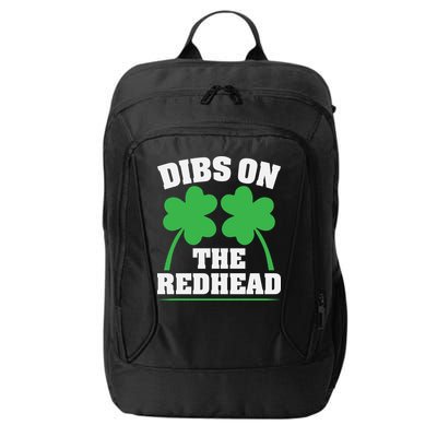 Funny Dibs On The Redhead For St Patricks Day Party City Backpack