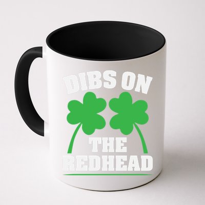 Funny Dibs On The Redhead For St Patricks Day Party Mug