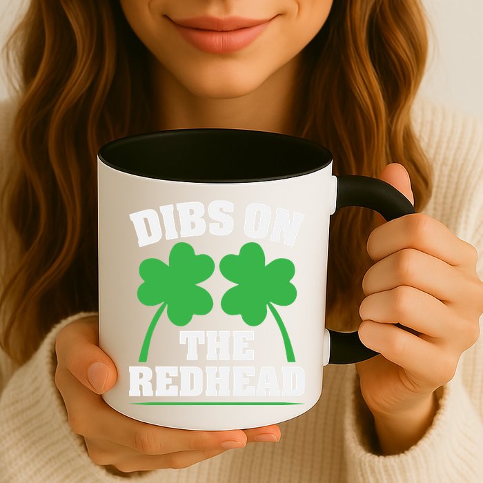 Funny Dibs On The Redhead For St Patricks Day Party Mug