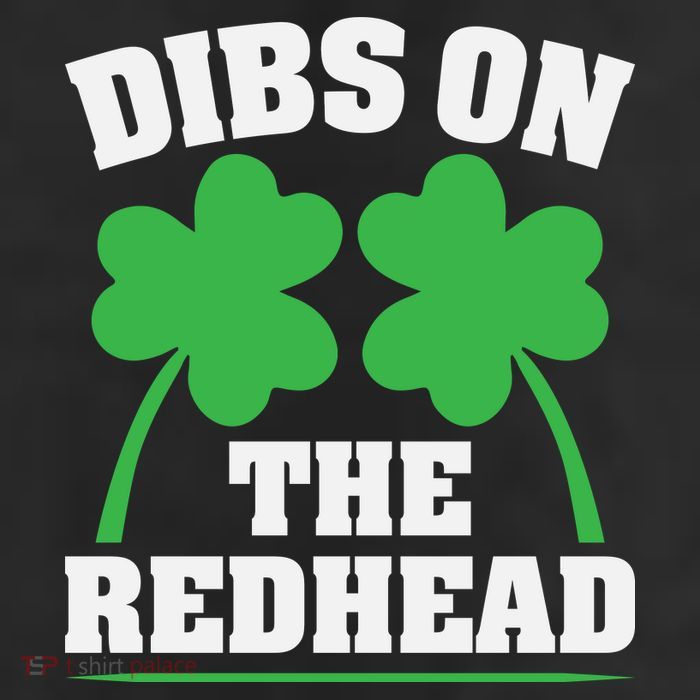 Funny Dibs On The Redhead For St Patricks Day Party 25L Jumbo Tote