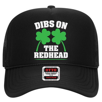 Funny Dibs On The Redhead For St Patricks Day Party Trucker Hat