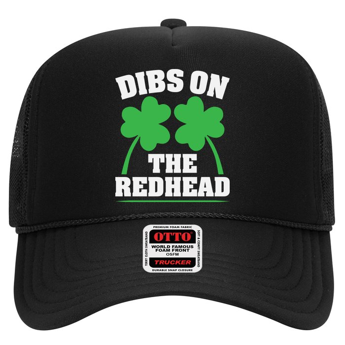 Funny Dibs On The Redhead For St Patricks Day Party Trucker Hat