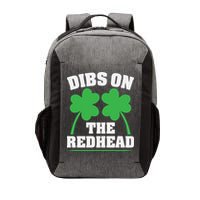 Funny Dibs On The Redhead For St Patricks Day Party Vector Backpack
