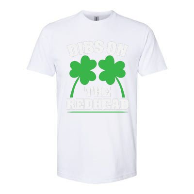 Funny Dibs On The Redhead For St Patricks Day Party Softstyle CVC T-Shirt