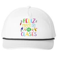 First Day Of School Back To School Spanish Teacher Student Snapback Five-Panel Rope Hat