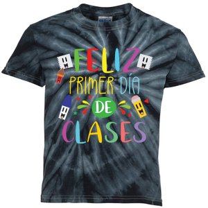 First Day Of School Back To School Spanish Teacher Student Kids Tie-Dye T-Shirt