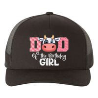 funny Dad of The Birthday Cow Family Farm Yupoong Adult 5-Panel Trucker Hat