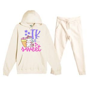 First Day of TK Unicorn Transitional Kindergarten Premium Hooded Sweatsuit Set