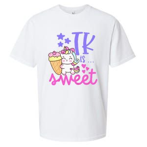 First Day of TK Unicorn Transitional Kindergarten Sueded Cloud Jersey T-Shirt