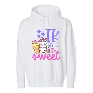 First Day of TK Unicorn Transitional Kindergarten Garment-Dyed Fleece Hoodie