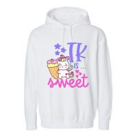 First Day of TK Unicorn Transitional Kindergarten Garment-Dyed Fleece Hoodie