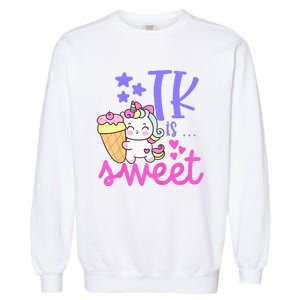 First Day of TK Unicorn Transitional Kindergarten Garment-Dyed Sweatshirt