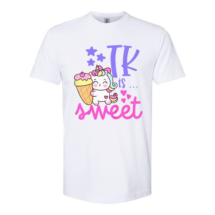 First Day of TK Unicorn Transitional Kindergarten Softstyle CVC T-Shirt