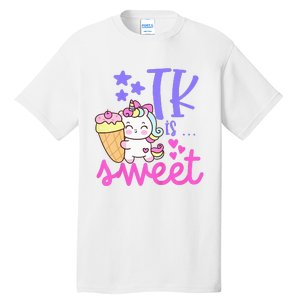 First Day of TK Unicorn Transitional Kindergarten Tall T-Shirt