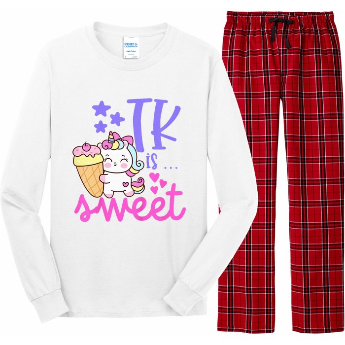 First Day of TK Unicorn Transitional Kindergarten Long Sleeve Pajama Set