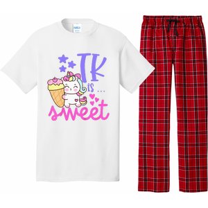 First Day of TK Unicorn Transitional Kindergarten Pajama Set