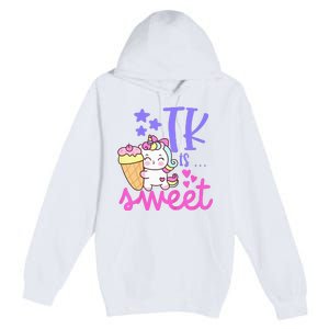 First Day of TK Unicorn Transitional Kindergarten Premium Pullover Hoodie