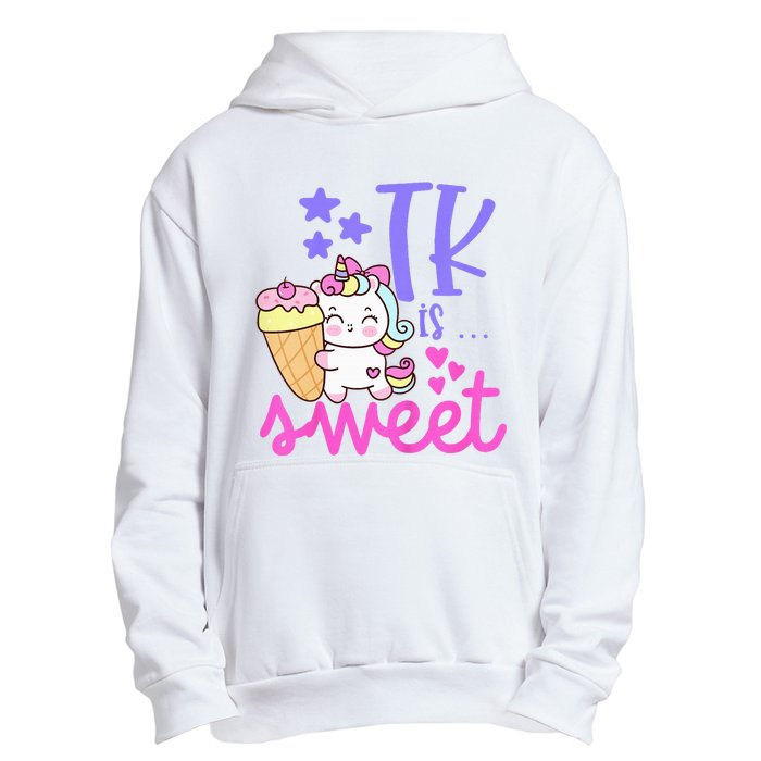 First Day of TK Unicorn Transitional Kindergarten Urban Pullover Hoodie