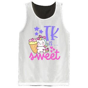 First Day of TK Unicorn Transitional Kindergarten Mesh Reversible Basketball Jersey Tank