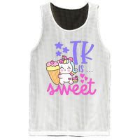 First Day of TK Unicorn Transitional Kindergarten Mesh Reversible Basketball Jersey Tank