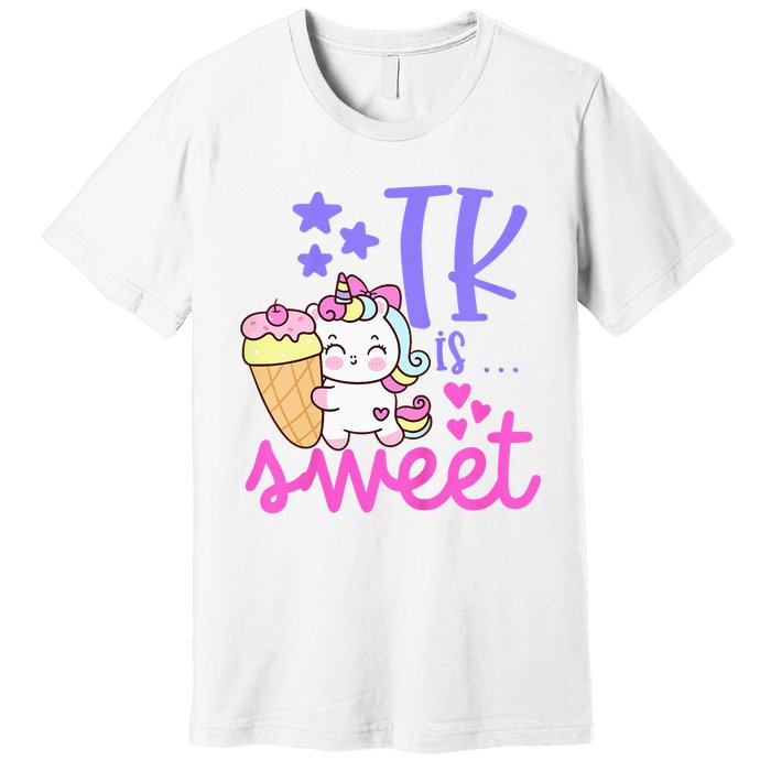 First Day of TK Unicorn Transitional Kindergarten Premium T-Shirt