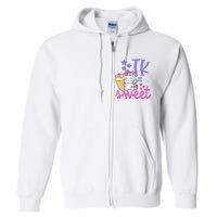 First Day of TK Unicorn Transitional Kindergarten Full Zip Hoodie