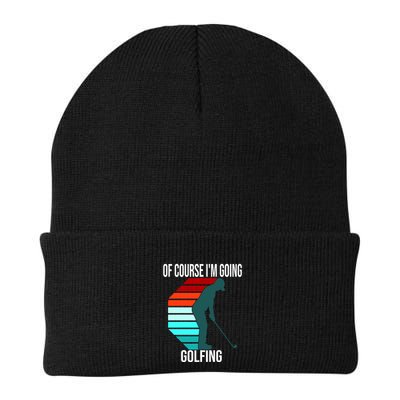 Father's Day Of Course I'm Going Golfing Gift For Dad Beanie